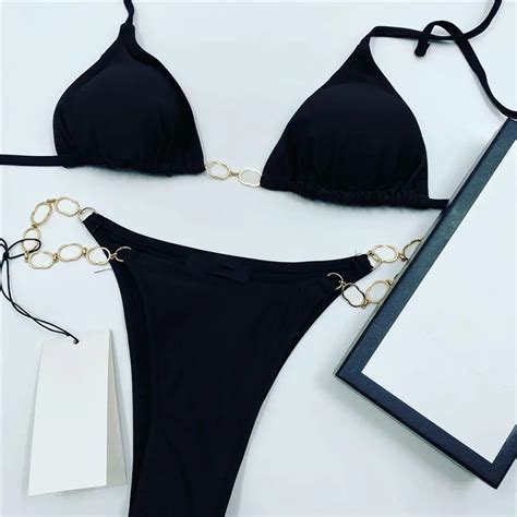 gucci black swimsuit|gucci bikini dupe.